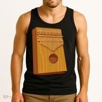 Kalimba Musical Instrument Tank Top thumb 3