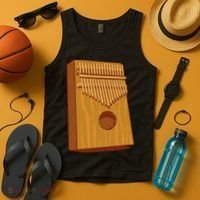 Kalimba Musical Instrument Tank Top thumb 4