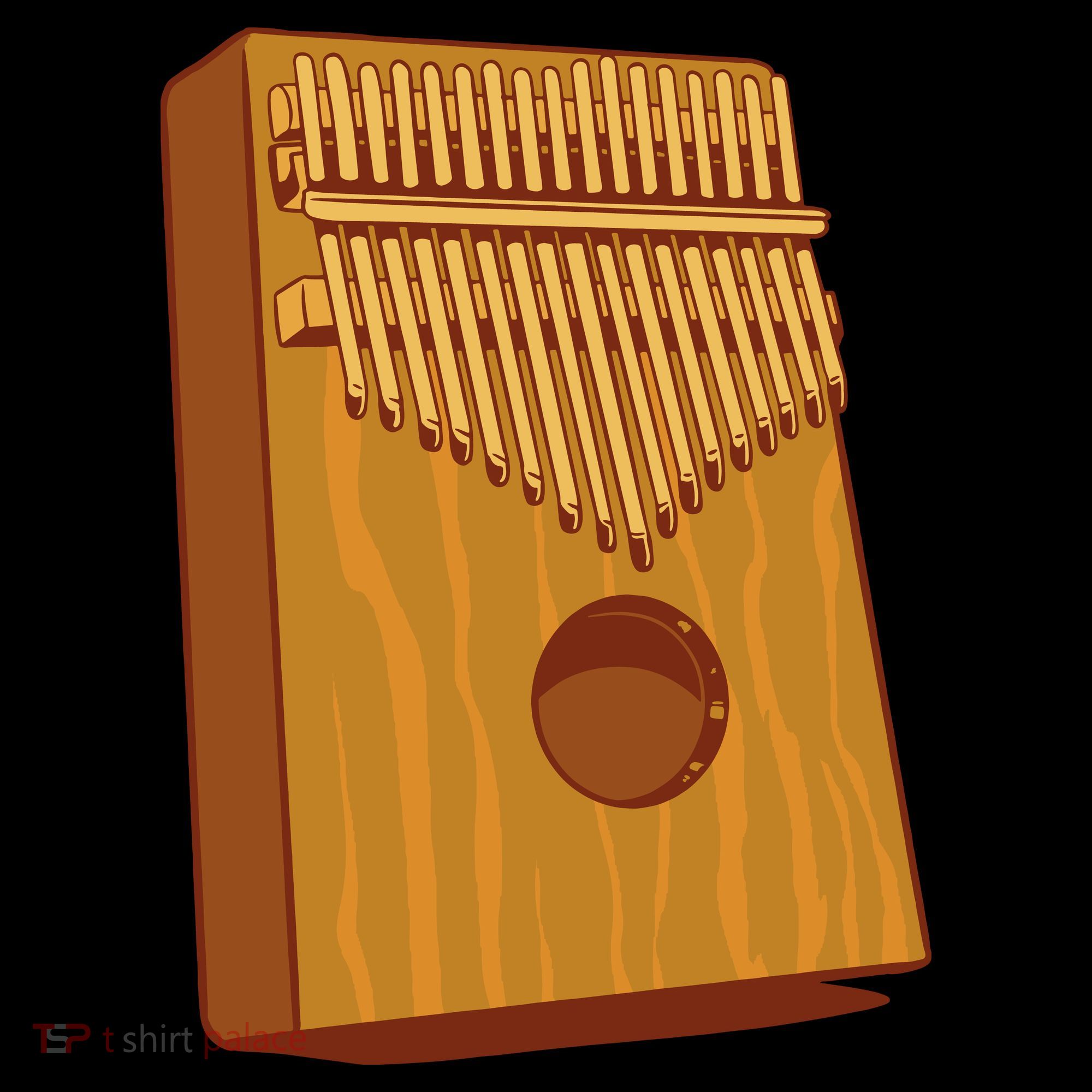 Kalimba Musical Instrument Tote Bag