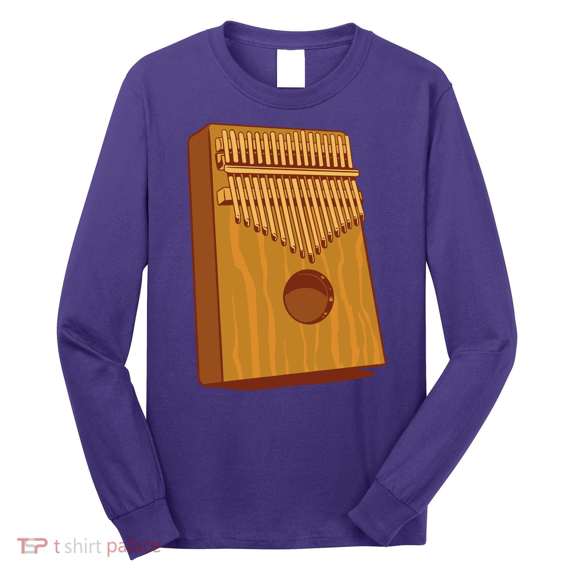 Kalimba Musical Instrument Long Sleeve Shirt