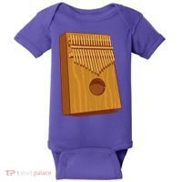 Kalimba Musical Instrument Baby Bodysuit thumb 0