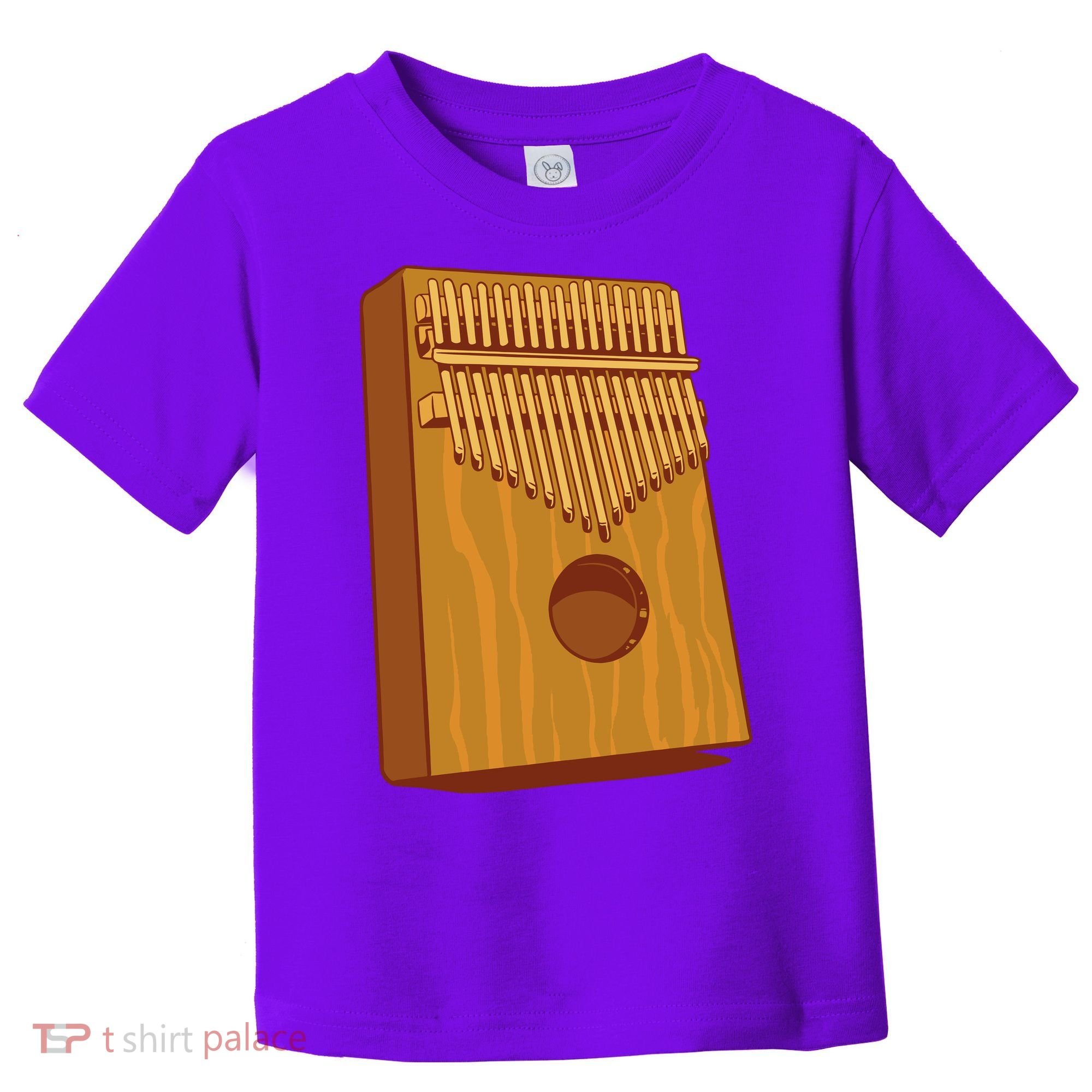 Kalimba Musical Instrument Toddler T-Shirt