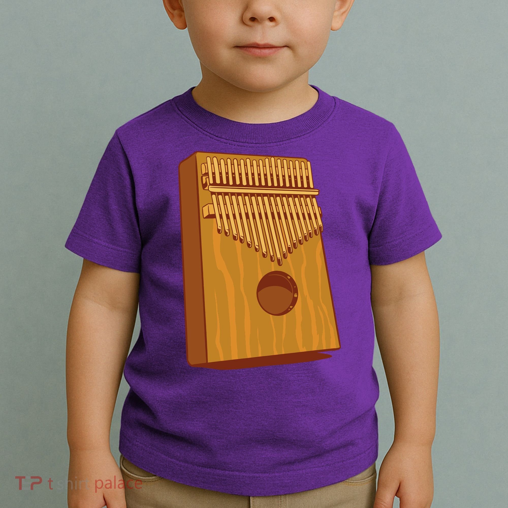 Kalimba Musical Instrument Toddler T-Shirt