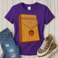 Kalimba Musical Instrument Women's T-Shirt thumb 3