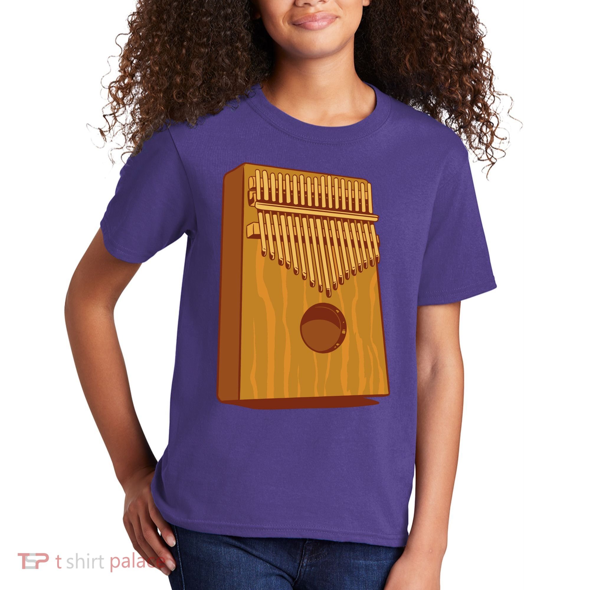 Kalimba Musical Instrument Kids T-Shirt