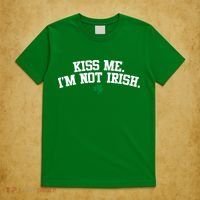 Kiss Me I'm Not Irish St Patricks Day Gifts Shamrock T-Shirt thumb 5