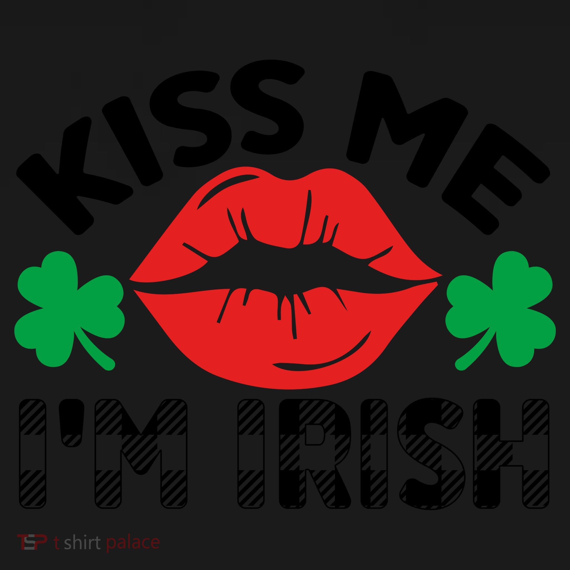 Kiss Me I'm Irish Funny St Patricks Day Women's Tank Top