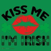 Kiss Me I'm Irish Funny St Patricks Day Long Sleeve Shirt thumb 2