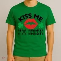 Kiss Me I'm Irish Funny St Patricks Day T-Shirt thumb 3