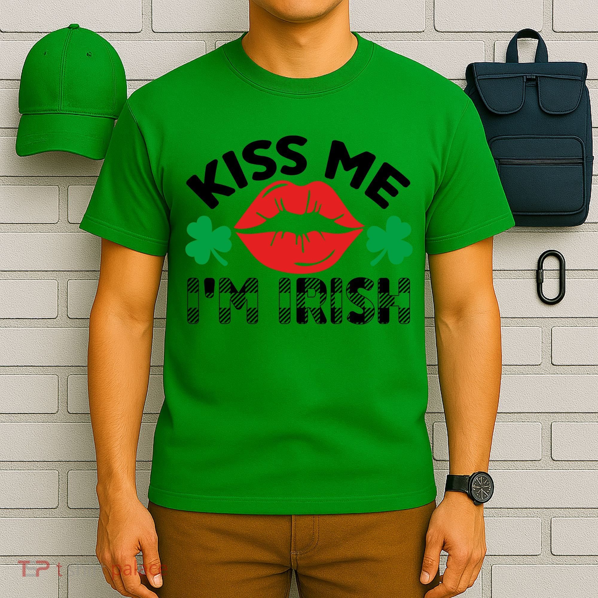 Kiss Me I'm Irish Funny St Patricks Day T-Shirt