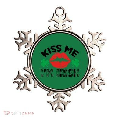 Kiss Me I'm Irish Funny St Patricks Day Ornament