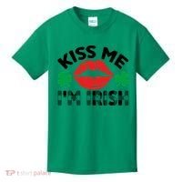 Kiss Me I'm Irish Funny St Patricks Day Kids T-Shirt thumb 0
