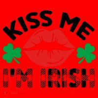 Kiss Me I'm Irish Funny St Patricks Day Santa Hat thumb 1
