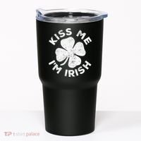 Kiss Me I'm Irish TShirt Saint Patrick Day Shirt Tumbler thumb 0