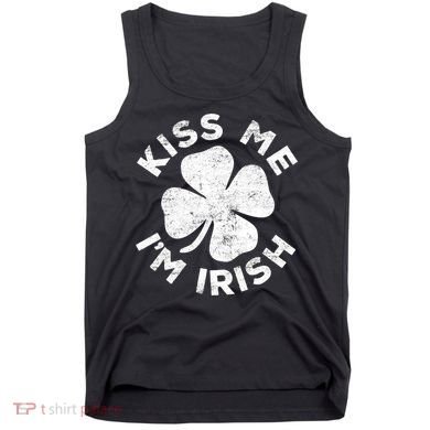 Kiss Me I'm Irish TShirt Saint Patrick Day Shirt Tank Top