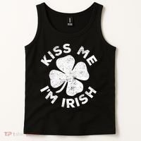 Kiss Me I'm Irish TShirt Saint Patrick Day Shirt Tank Top thumb 2