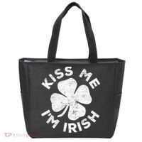 Kiss Me I'm Irish TShirt Saint Patrick Day Shirt Tote Bag thumb 0