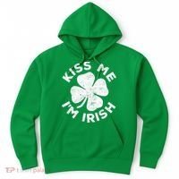 Kiss Me I'm Irish TShirt Saint Patrick Day Shirt Hoodie thumb 0