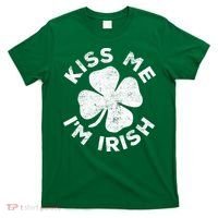 Kiss Me I'm Irish TShirt Saint Patrick Day Shirt T-Shirt thumb 0