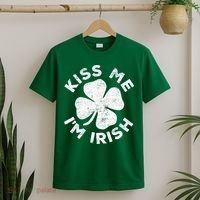 Kiss Me I'm Irish TShirt Saint Patrick Day Shirt T-Shirt thumb 2