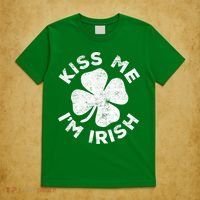 Kiss Me I'm Irish TShirt Saint Patrick Day Shirt T-Shirt thumb 5