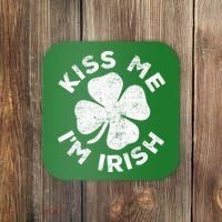 Kiss Me I'm Irish TShirt Saint Patrick Day Shirt Coaster thumb 0