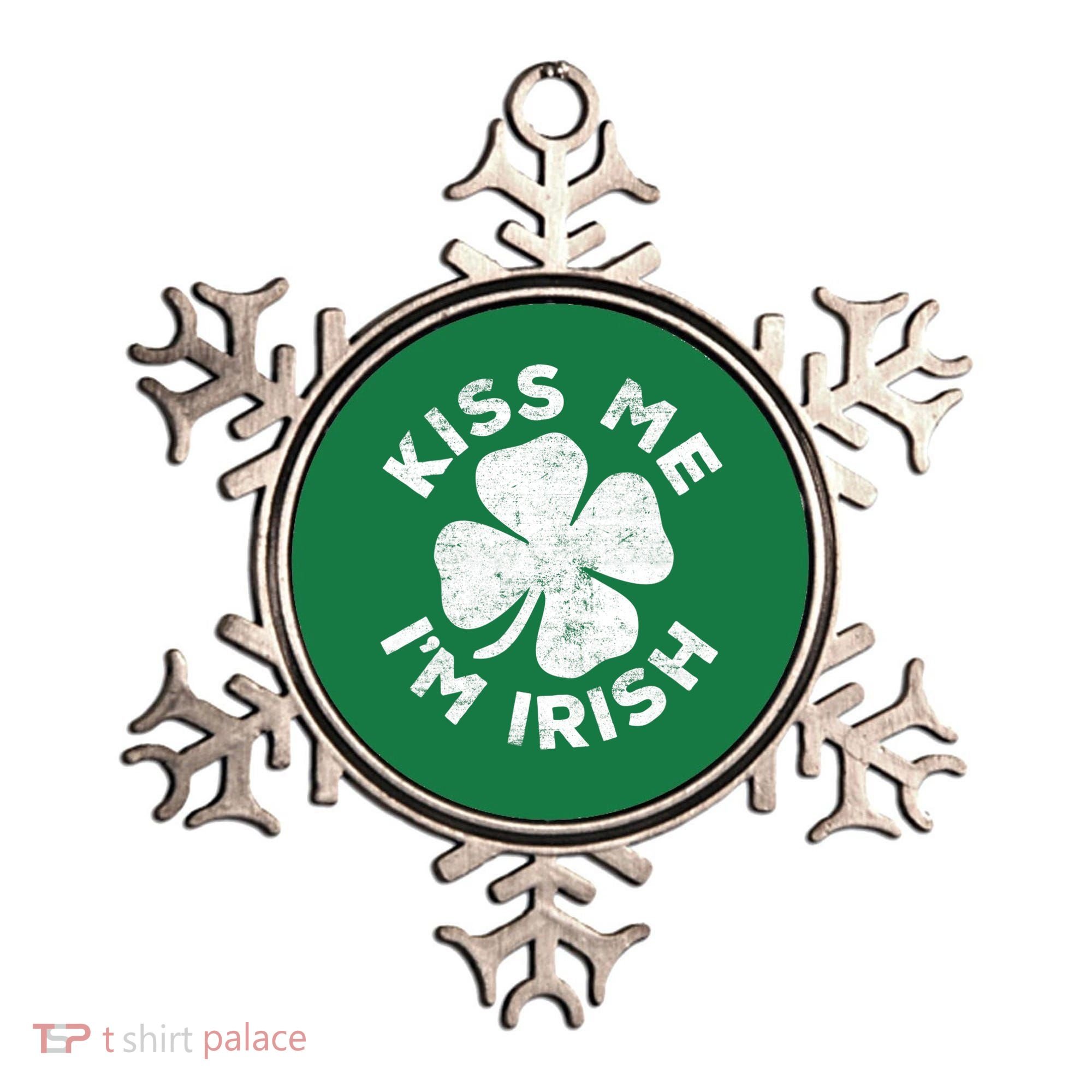 Kiss Me I'm Irish TShirt Saint Patrick Day Shirt Ornament