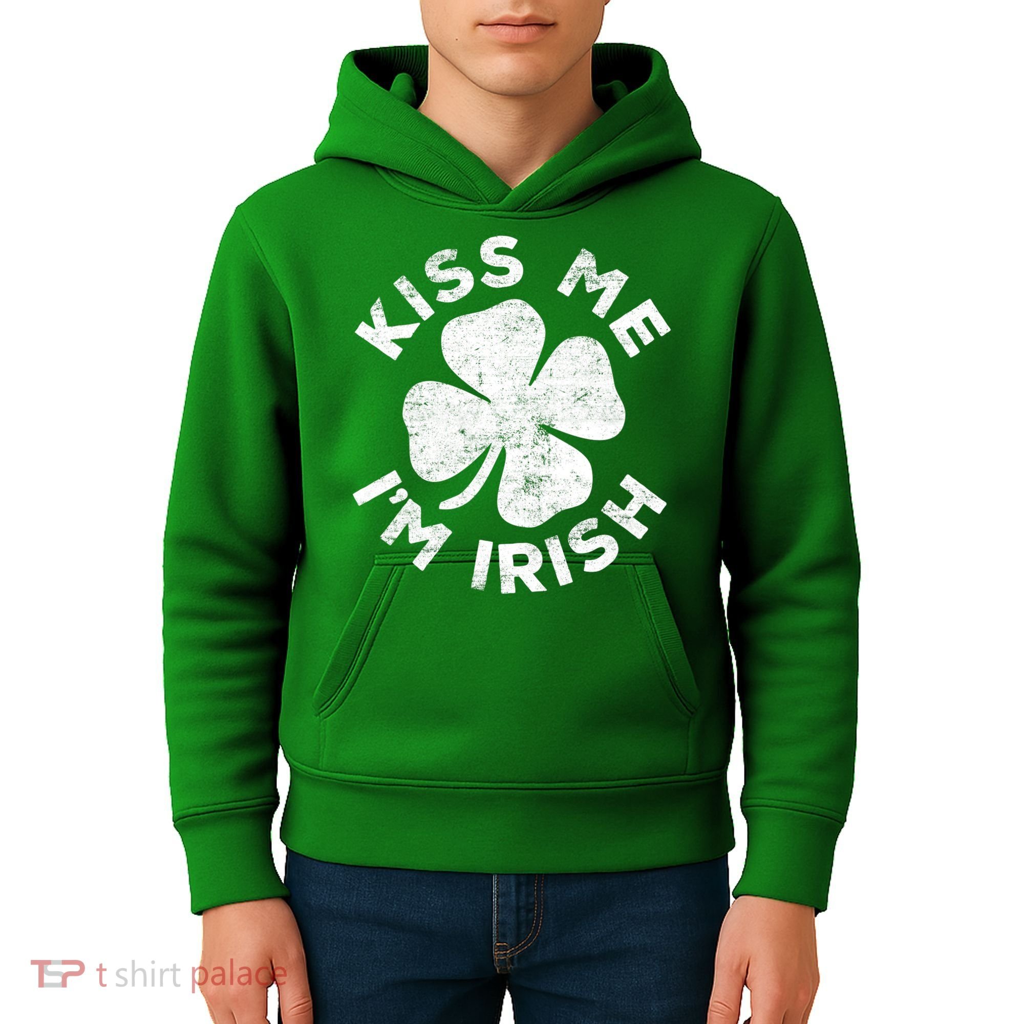 Kiss Me I'm Irish TShirt Saint Patrick Day Shirt Kids Hoodie
