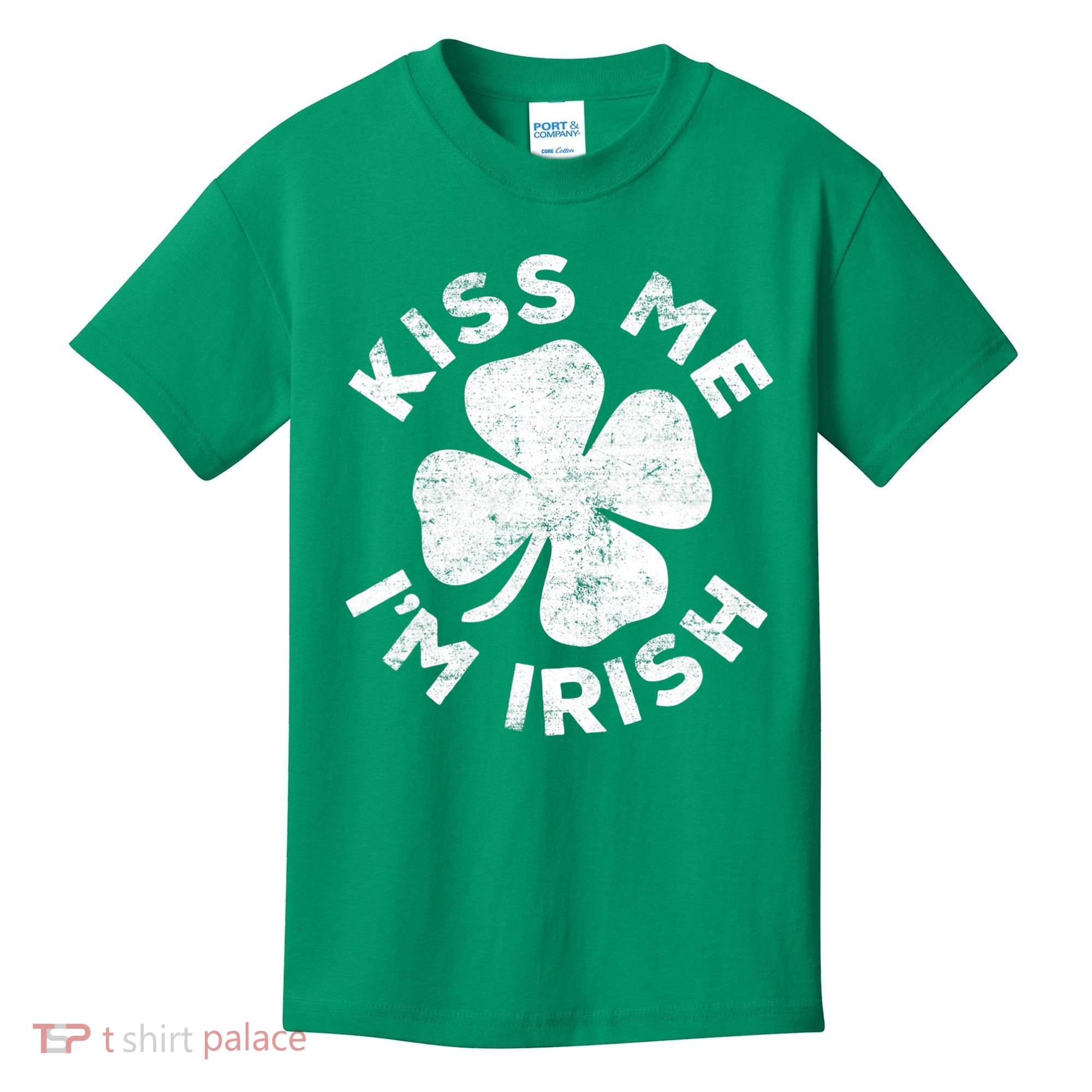 Kiss Me I'm Irish TShirt Saint Patrick Day Shirt Kids T-Shirt