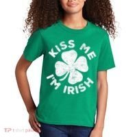 Kiss Me I'm Irish TShirt Saint Patrick Day Shirt Kids T-Shirt thumb 2