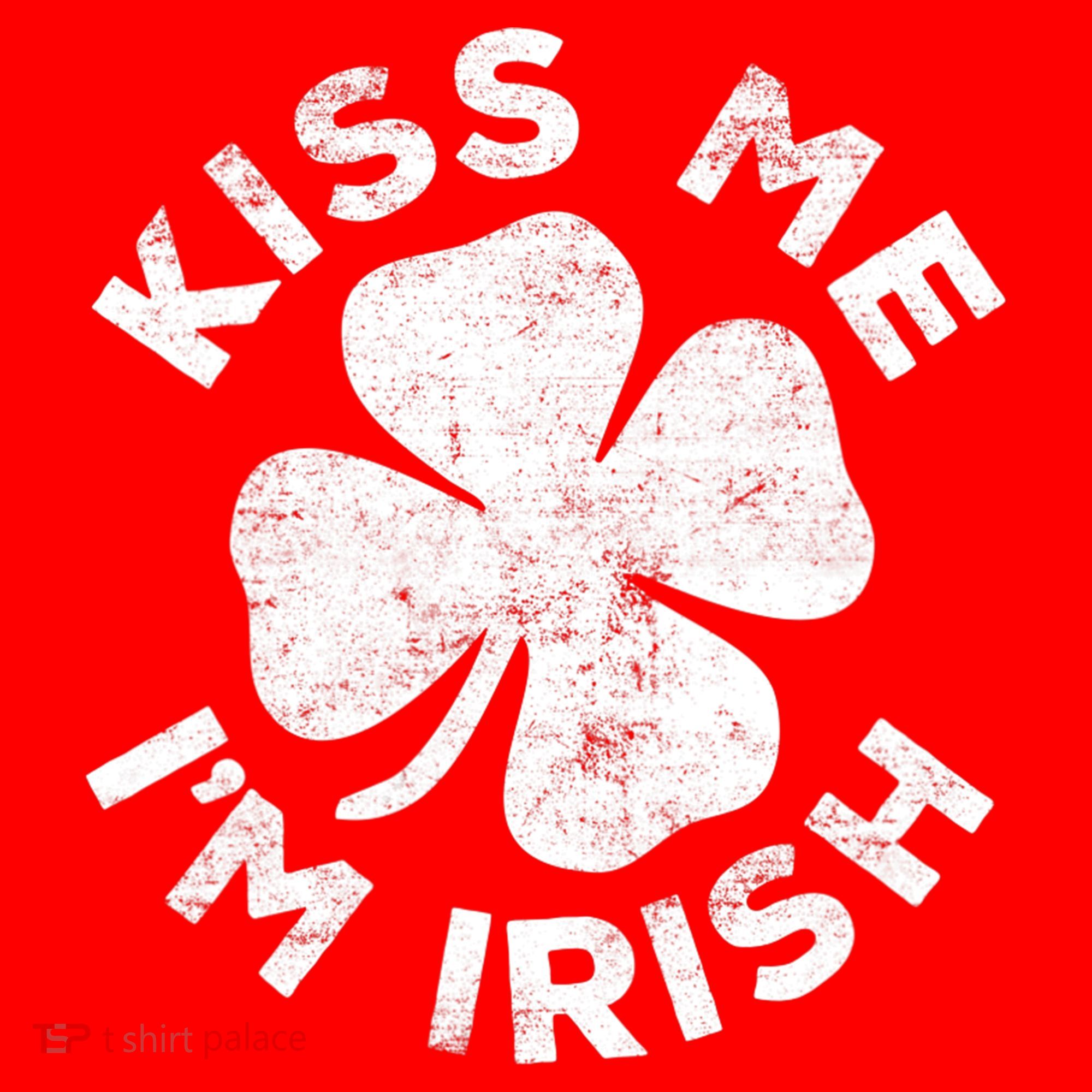 Kiss Me I'm Irish TShirt Saint Patrick Day Shirt Santa Hat