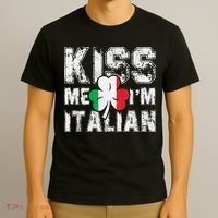 Kiss Me I'm Italian Shirt Great Saint Patrick's Day T-Shirt thumb 3