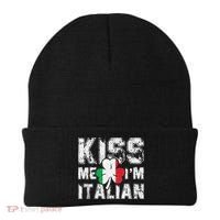 Kiss Me I'm Italian Shirt Great Saint Patrick's Day Beanie thumb 0