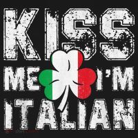 Kiss Me I'm Italian Shirt Great Saint Patrick's Day Mousepad thumb 1