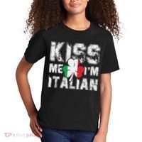 Kiss Me I'm Italian Shirt Great Saint Patrick's Day Kids T-Shirt thumb 2