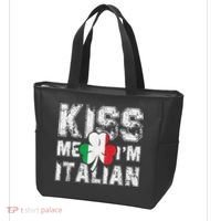 Kiss Me I'm Italian Shirt Great Saint Patrick's Day Tote Bag thumb 3