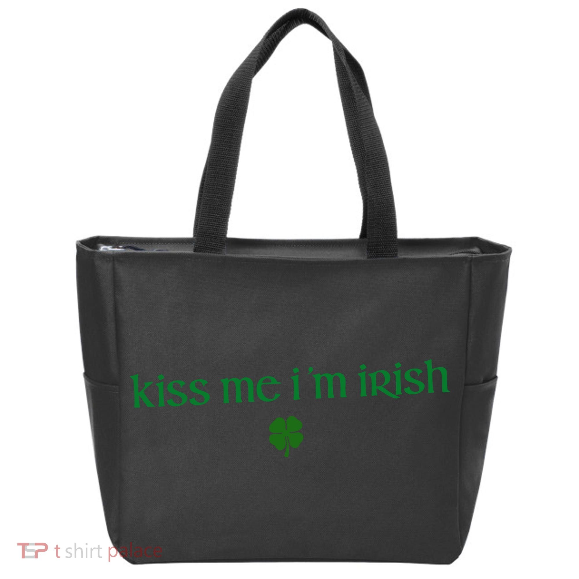 Kiss Me IM Irish Tote Bag
