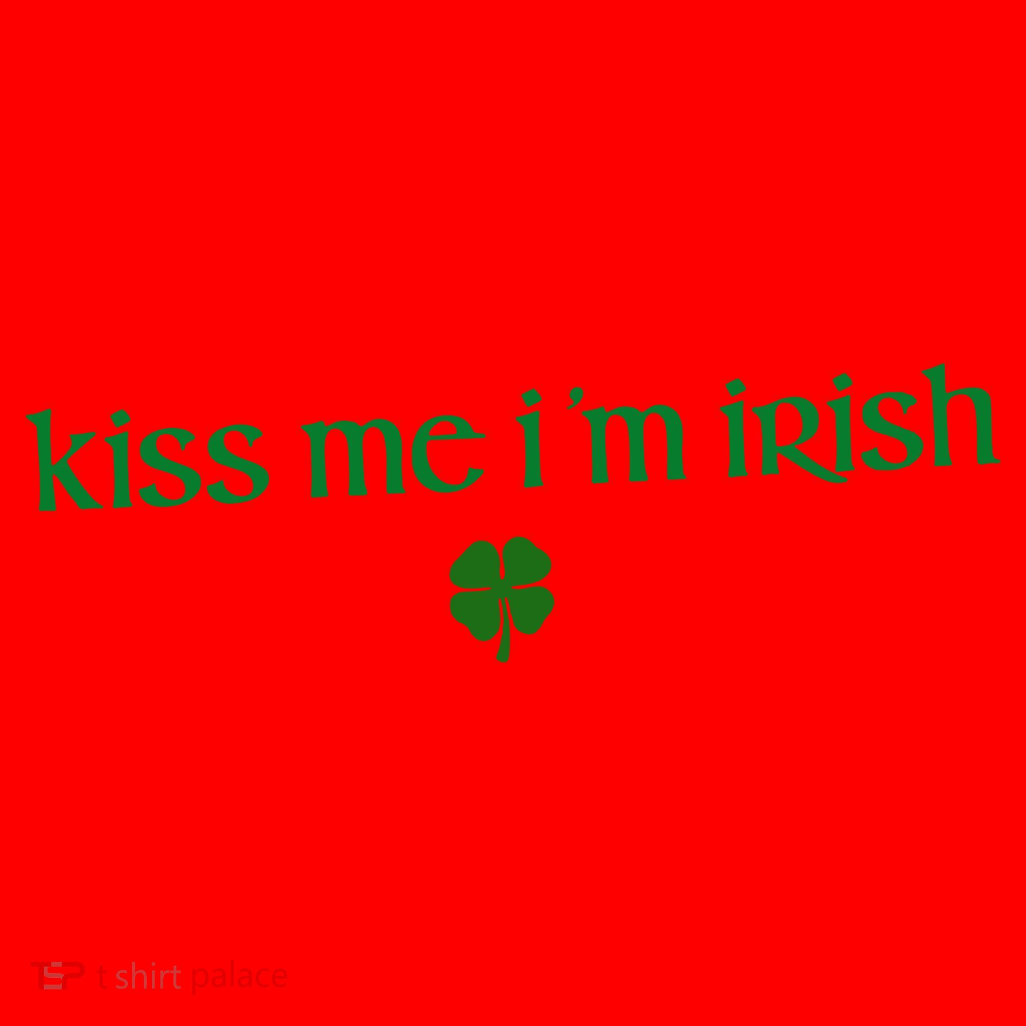 Kiss Me IM Irish Santa Hat