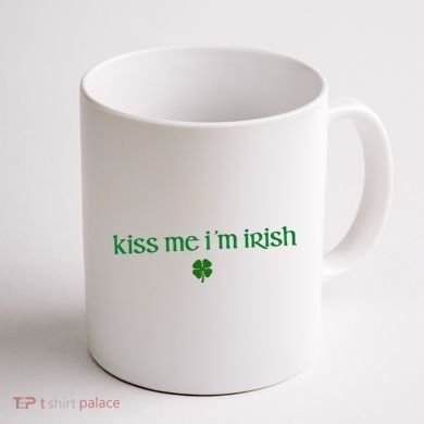 Kiss Me IM Irish Coffee Mug back