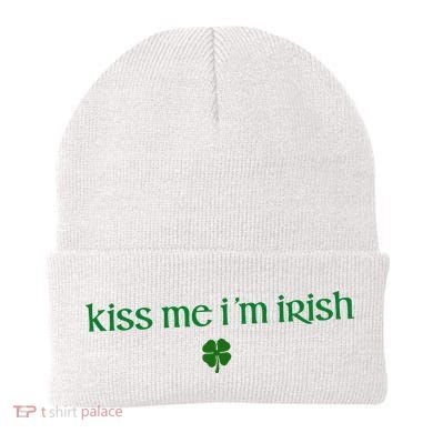 Kiss Me IM Irish Beanie