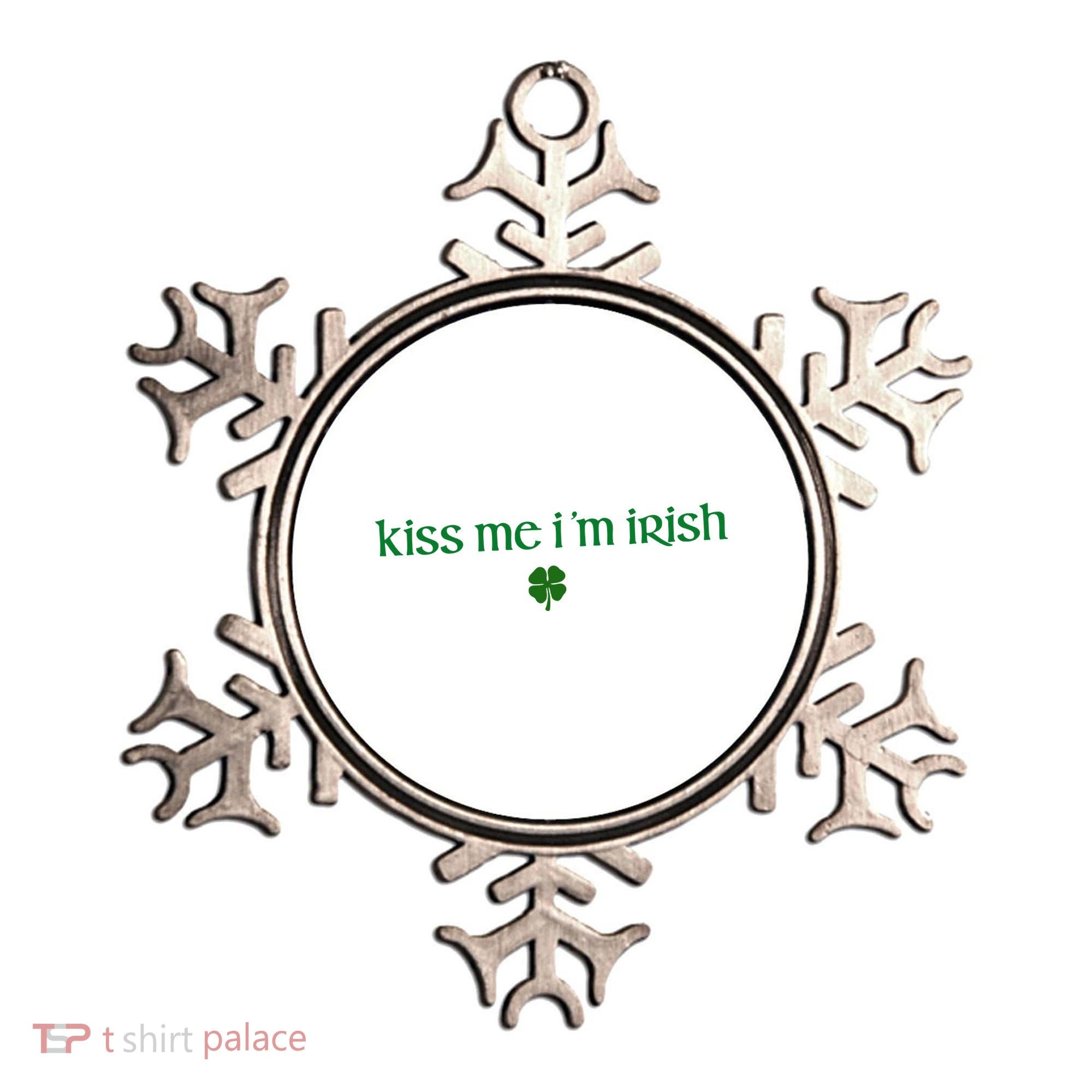 Kiss Me IM Irish Ornament
