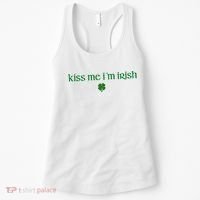 Kiss Me IM Irish Women's Tank Top thumb 0