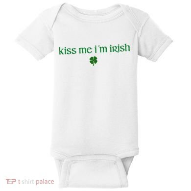 Kiss Me IM Irish Baby Bodysuit