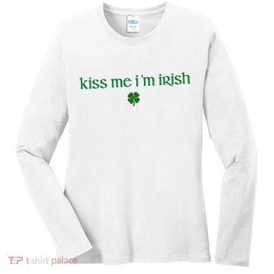 Kiss Me IM Irish Women's Long Sleeve Shirt