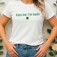 Kiss Me IM Irish Women's T-Shirt thumb 2
