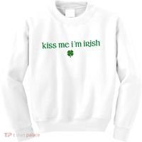 Kiss Me IM Irish Kids Sweatshirt thumb 0