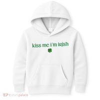 Kiss Me IM Irish Kids Hoodie thumb 0
