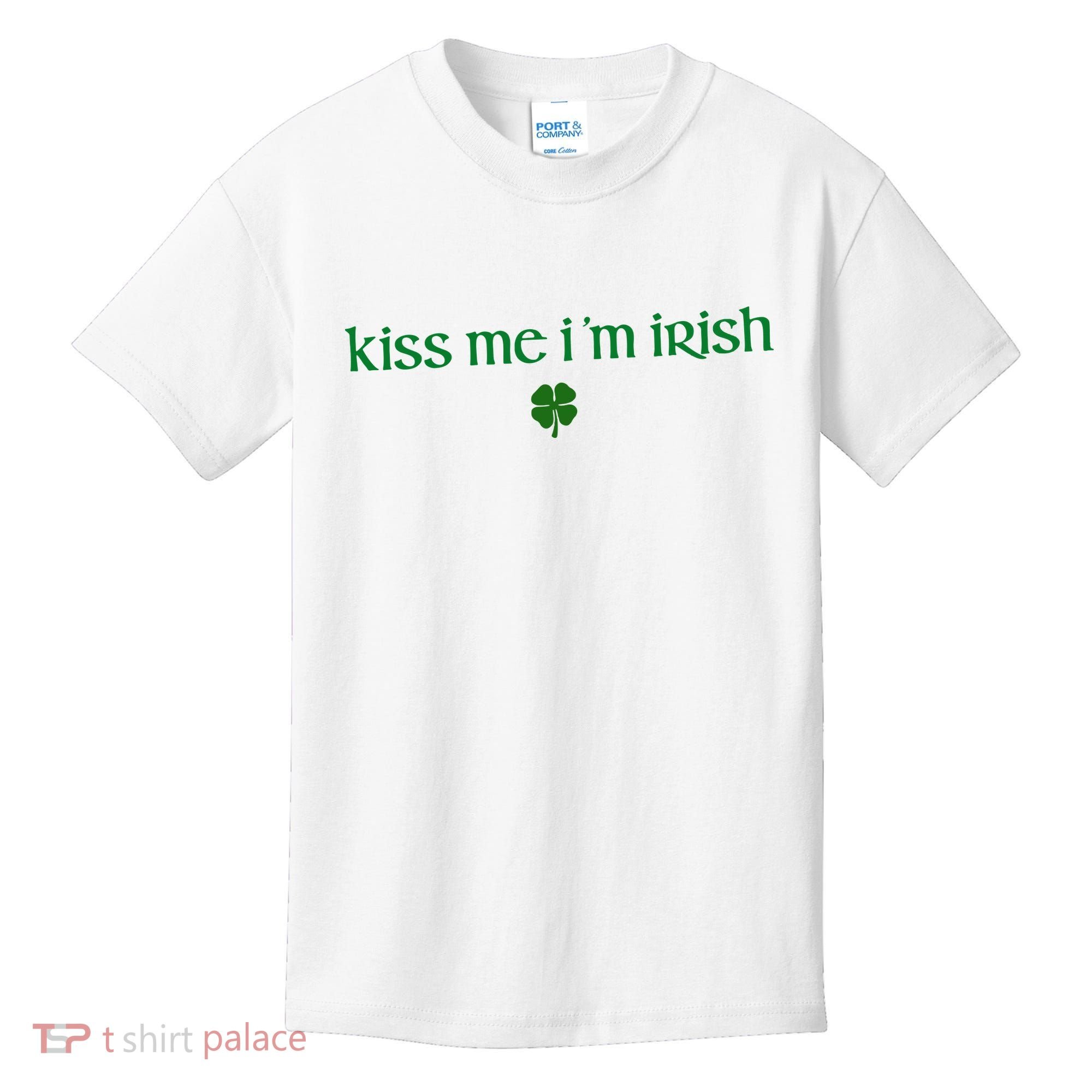 Kiss Me IM Irish Kids T-Shirt