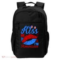 Kiss Me Im American Backpack thumb 0