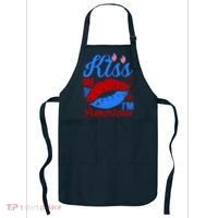 Kiss Me Im American Apron thumb 0
